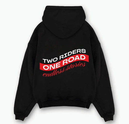 “TWO RIDERS, ONE ROAD, Endless Stories”